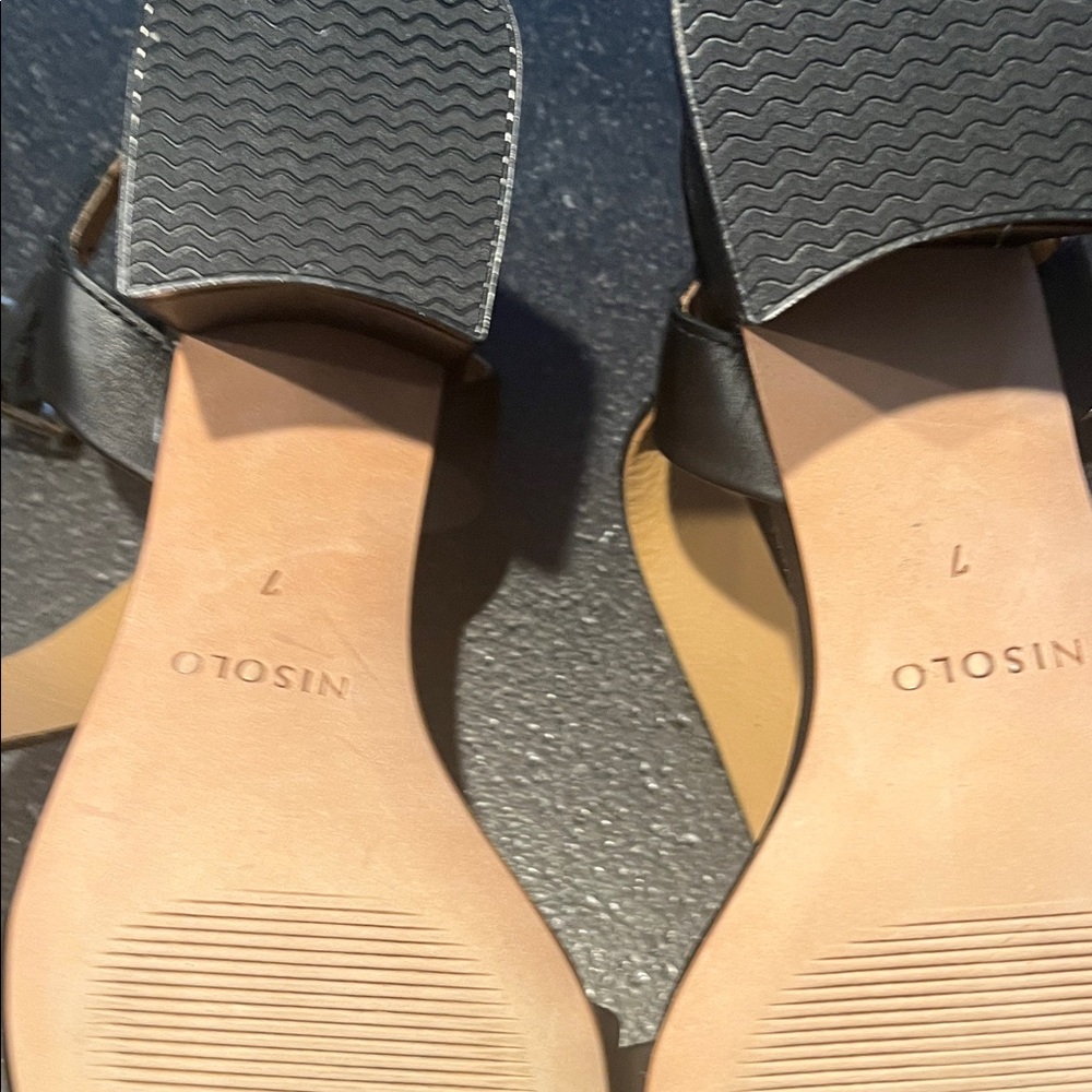 Nisolo NWT Stella Go-To Block Heel Sandal Black - Picture 4 of 9